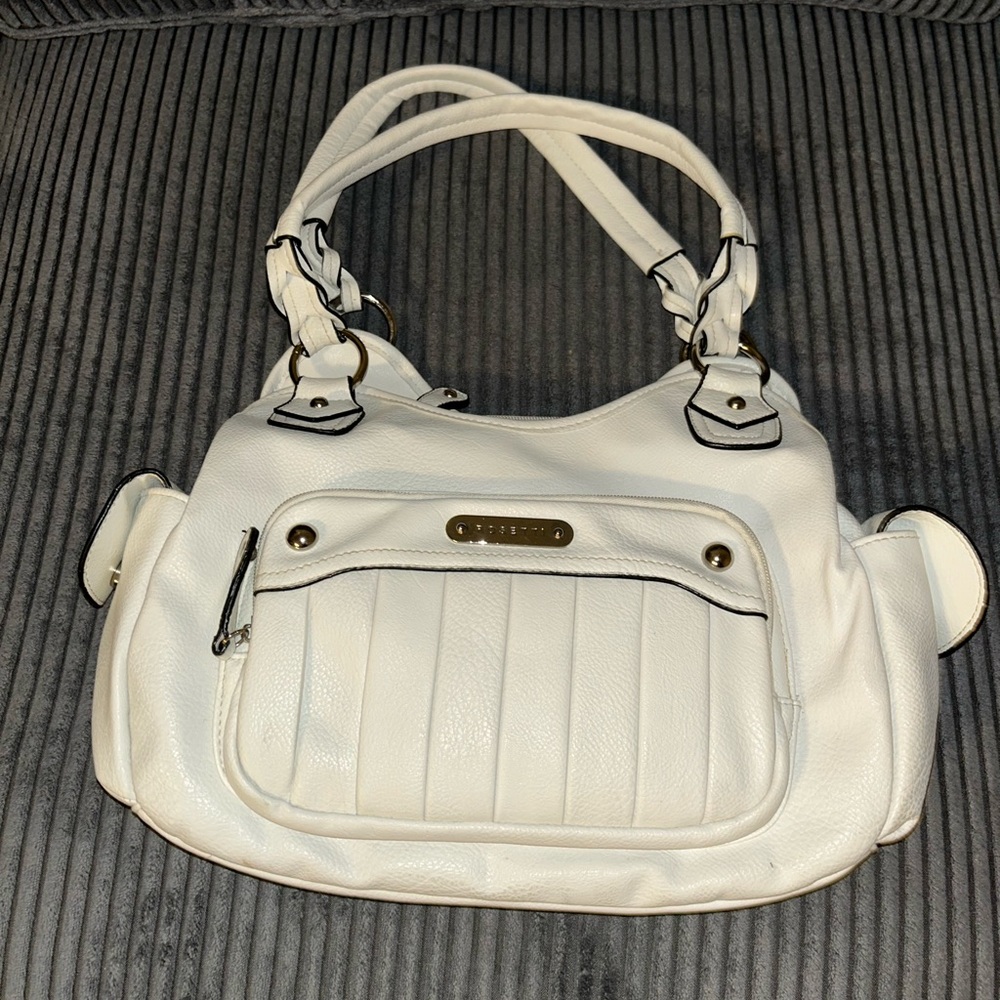 Rosetti Elegant White Shoulder Bag